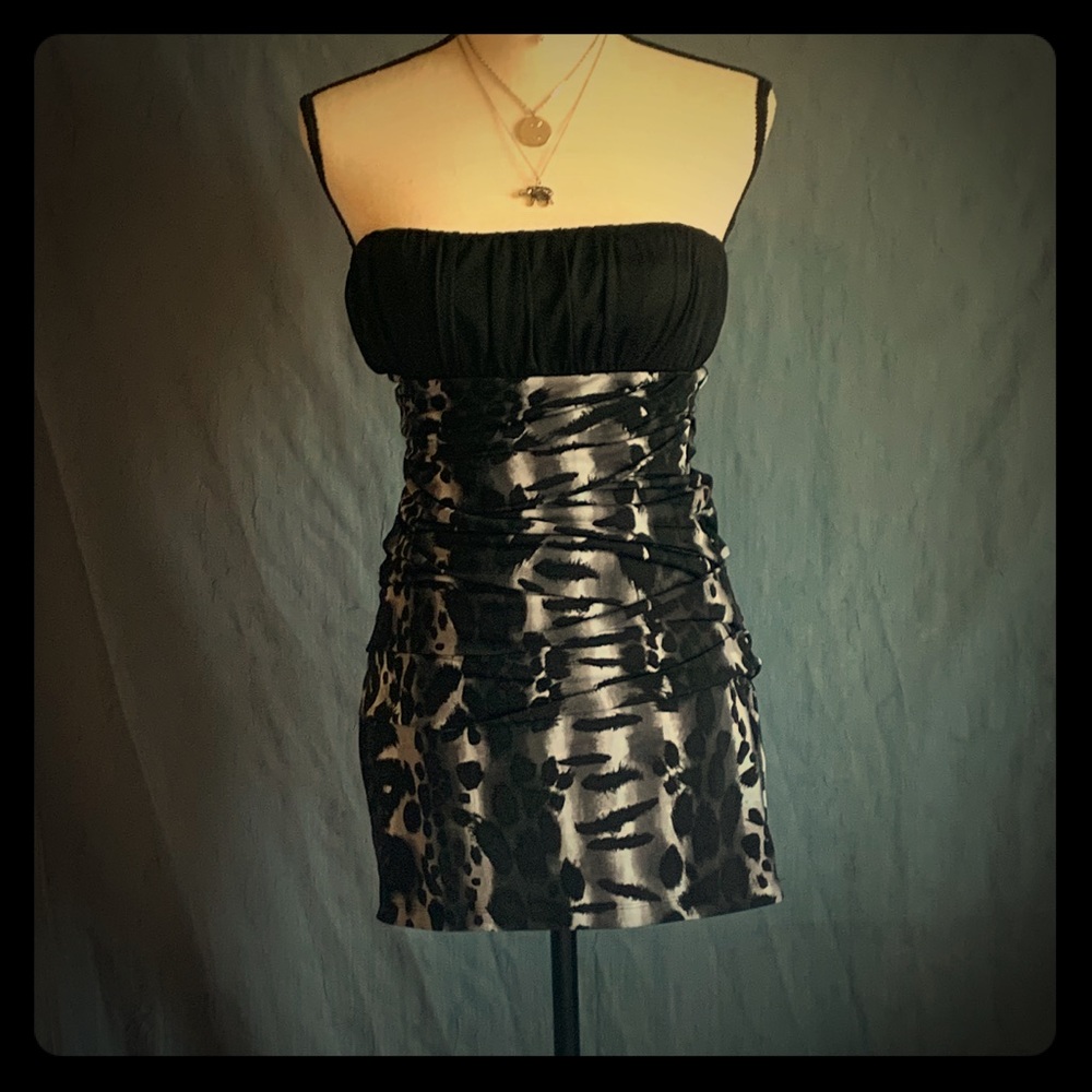 Strapless mini bandage dress Size M